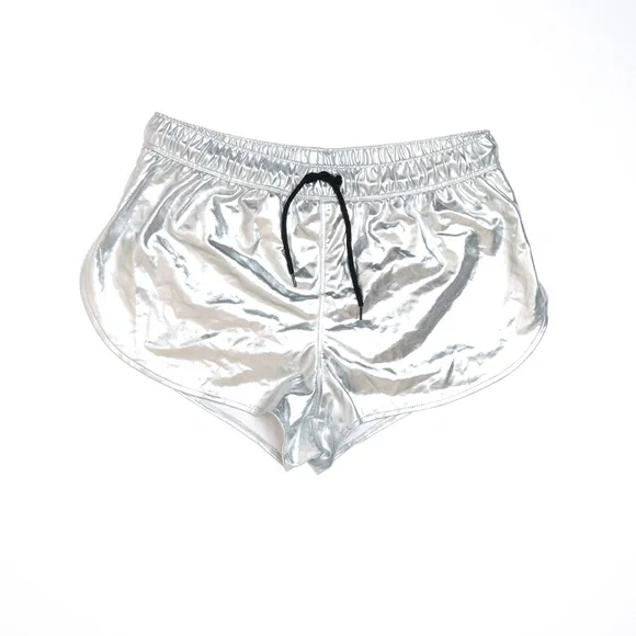 Super cute metallic silver swim shorts - Picture 5 of 5